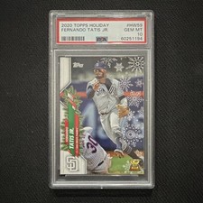 Topps 2020 Holiday Fernando Tatis Jr. #HW59 PSA 10 San Diego Padres Baseball