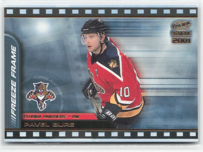 #ad 2000 01 Pacific Paramount Freeze Frame Pavel Bure #19 $3.00