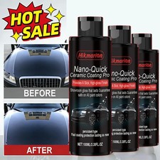 2PCS Nano-Quick Ceramic Coating Pro, Revolutionary Nano Spray for Car Detailing,