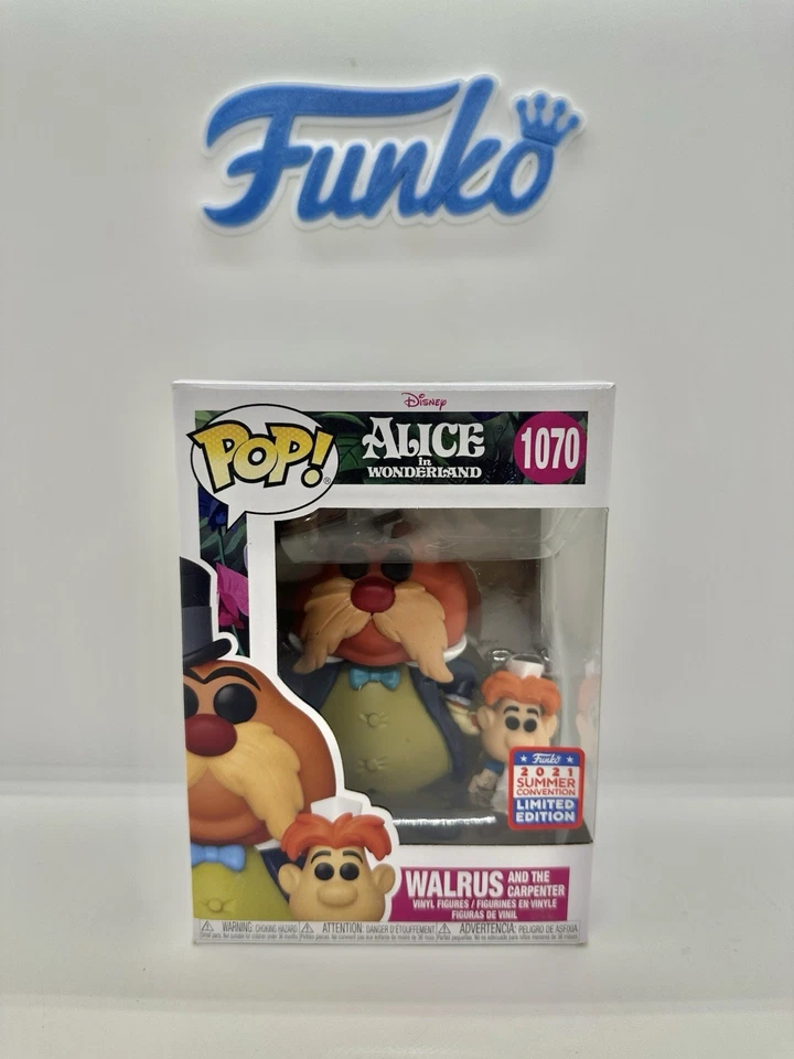 Funko Pop Disney Alice In Wonderland Walrus 1070 Summer Convention 2021