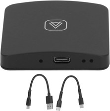 Wireless CarPlay Android Auto Adapter - 2-in-1 USB-C Plug Play Dongle