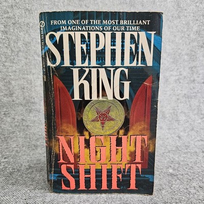 Vintage Night Shift Stephen King Signet Horror Short Stories PB 1979 USA Black