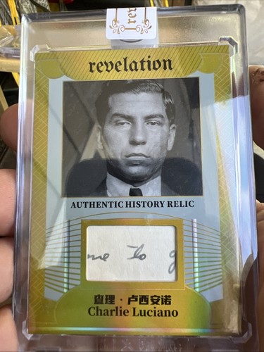 Charlie Luciano 2025 Eternal 02/10 Patch Revelation Authentic History Relic W35
