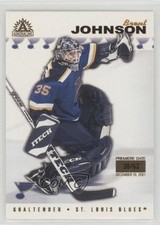 2001-02 Pacific Adrenaline Premiere Date 38/62 Brent Johnson #159 4ry