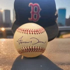 Jarren Duran Signed Autographed OML Baseball Boston Red Sox Fanatics Auth