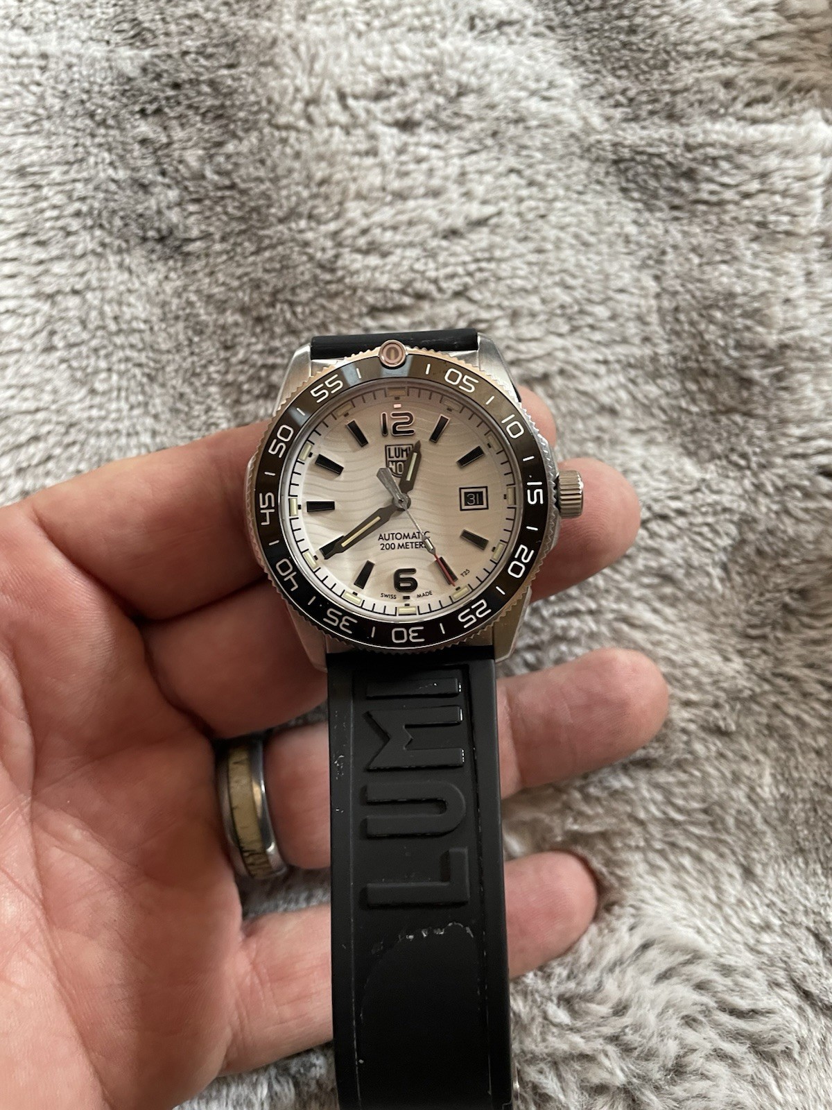 Luminox Pacific Diver 42mm Midnight Mariner Dive Mens Watch XS.3101.H (WHITE)