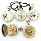 1897-1911 Elgin New York Standard 7j-15j 18s Men Pocket Watch Lot of 6 #WB5321-2 — photo 3