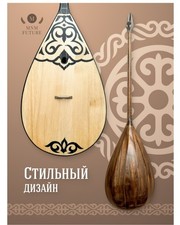 Dombyra dombra Kazakh national and professional musical instrument with case