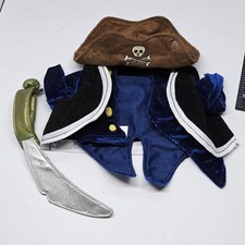 Disney Parks Pal Mickey Interactive Plush Pirate Costume Hat Coat Sword Outfits