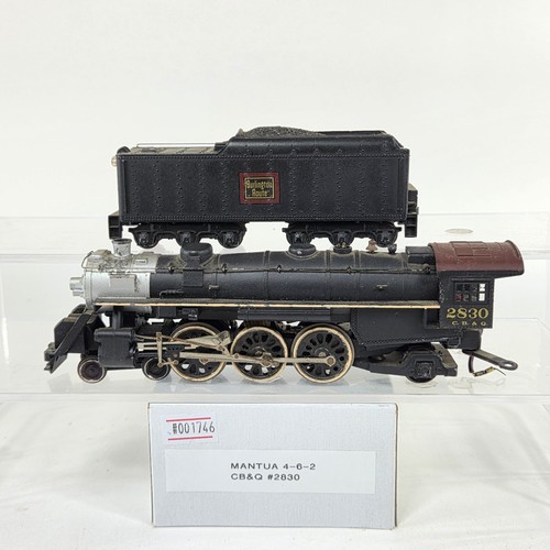 Locomotora Mantua escala HO Chicago Burlington y Quincy CB&Q #2830 4-6-2 DOA... | Condition: New: Other (See Details)