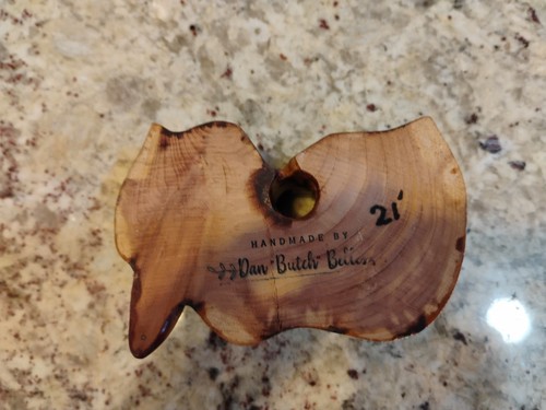 Handgefertigter Zedernholz Visitenkartenhalter, Holz Schreibtisch/Büro Display - Bild 6 von 8