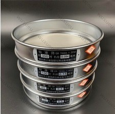 10-200 Mesh 2-0.075mm Aperture Stainless Steel 20cm Lab Standard Test Sieve