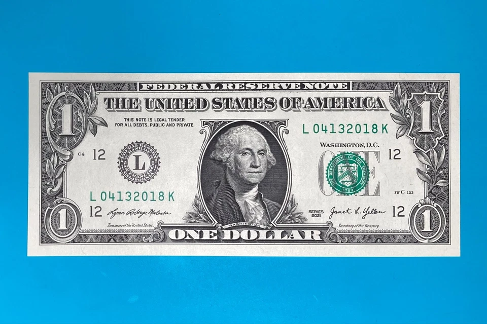 April 13, 2018 (L 04132018 K) BIRTHDAY ANNIVERSARY $1 One Dollar Bill *UNC* - Image 2 of 4