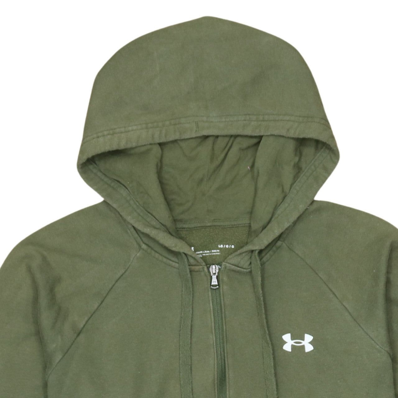 Under Armour Green Hoodie Mens L image 3