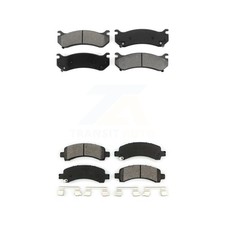 SIM KSM-100332 4-Wheel Set Brake Pad Sets Front & Rear for Chevy Express Van