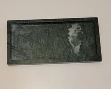 Beautiful Marble Bathroom Vanity Tray Luxury Natural Stone Green 9.5"x4.5"