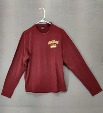 Abercrombie & Fitch Shirt Men Large Long Sleeve Embroidered Cotton Pullover