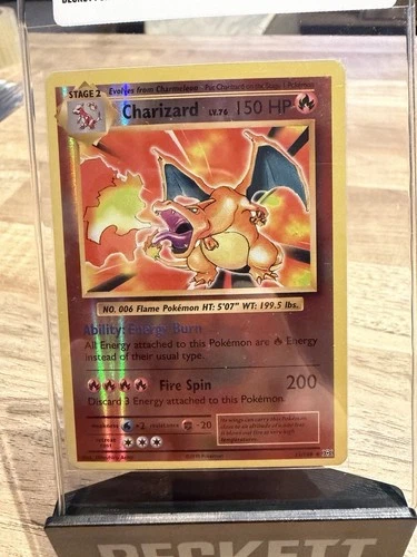 Pokemon XY Evolutions Reverse Holo Charizard Evolution Line