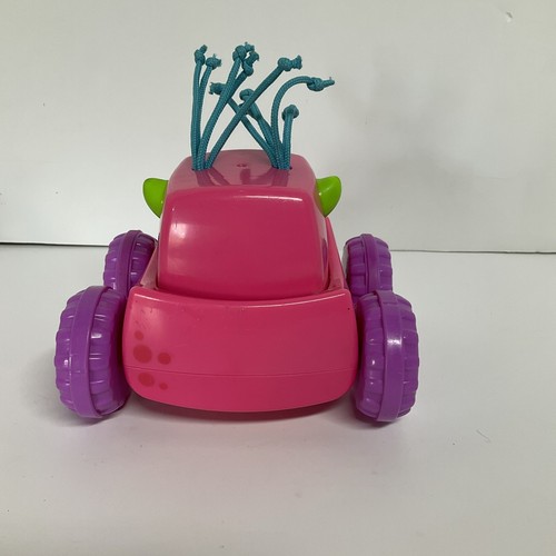 Fisher Price Press N Go Pink Monster Car Truck Toddler Kids Works Great Colorful - Picture 3 of 6
