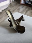 Vintage Metal Dog Pipe Holder Stand Copper Color Bronze Tone — photo 1