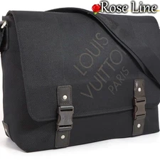 Louis Vuitton Damier Geant Lou Shoulder Bag Noir Black DAMIERGEANT Men s and Wom