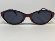 Calvin Klein CK 1009 62 Vintage Sunglasses Burgundy NOS New Old Stock