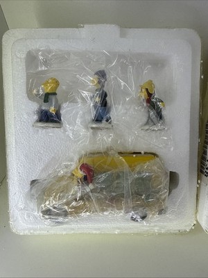 Simpsons Christmas Village Off To School Figures Otto Bullys Bus Dolph Kearny Ji