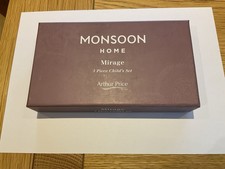 Arthur Price Monsoon Home Mirage 3-Piece Child's Cutlery Set Silvertone