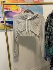 Offline by Aerie Women  s Cropped Athletic Hoodie Size Medium