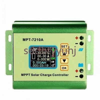 LCD MPPT Solar Regulator Charge Controller 24/36/48/60/72V 10A 60V DC-DC Boost