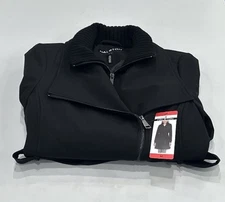 Halston Women's Trench Coat, Black, Size M