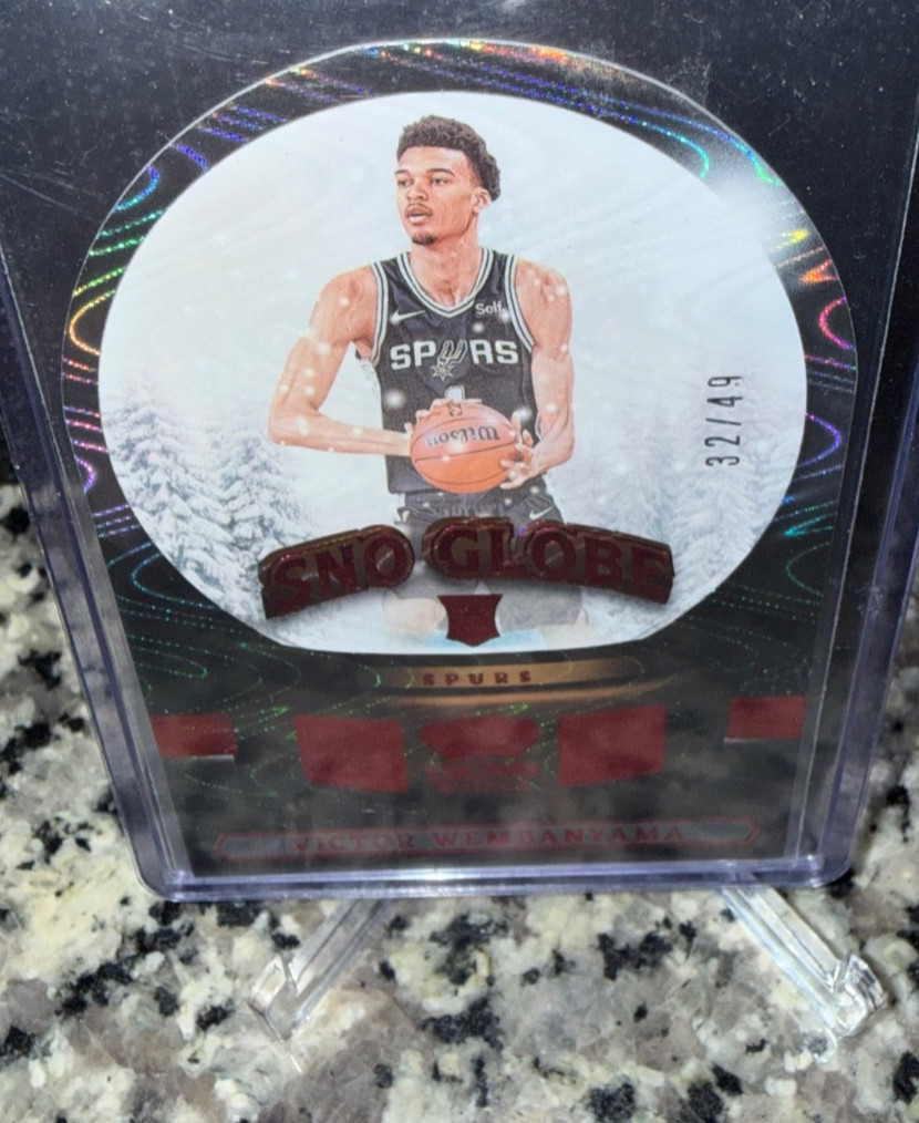 Victor Wembanyama 2023 Crown Royale #19 Sno Globe - Red /49 Price 