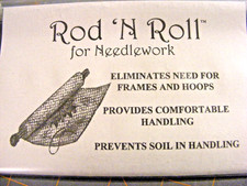 Rod N Roll Needlework Scroll Single Rod 18" for needlepoint, embroidery New