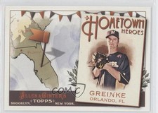 2011 Topps Allen & Ginter's Hometown Heroes Zack Greinke #HH18 0a1