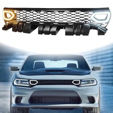 Front Bumper Grille Compatible with 2015-2023 Dodge Charger SRT/Scat Pack