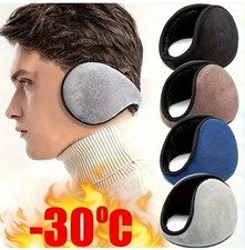 Black Winter Ear Muffs Warmer Earflaps Warm Earmuffs Outdoor