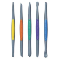 Xiem Tools Silicone Clay Finishing Tools 5 Piece Set Strong-Firm, Size Small
