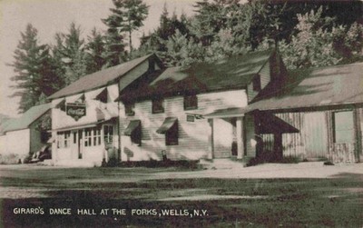 A View Of Girard's Dance Hall, The Forks, Wells, New York NY