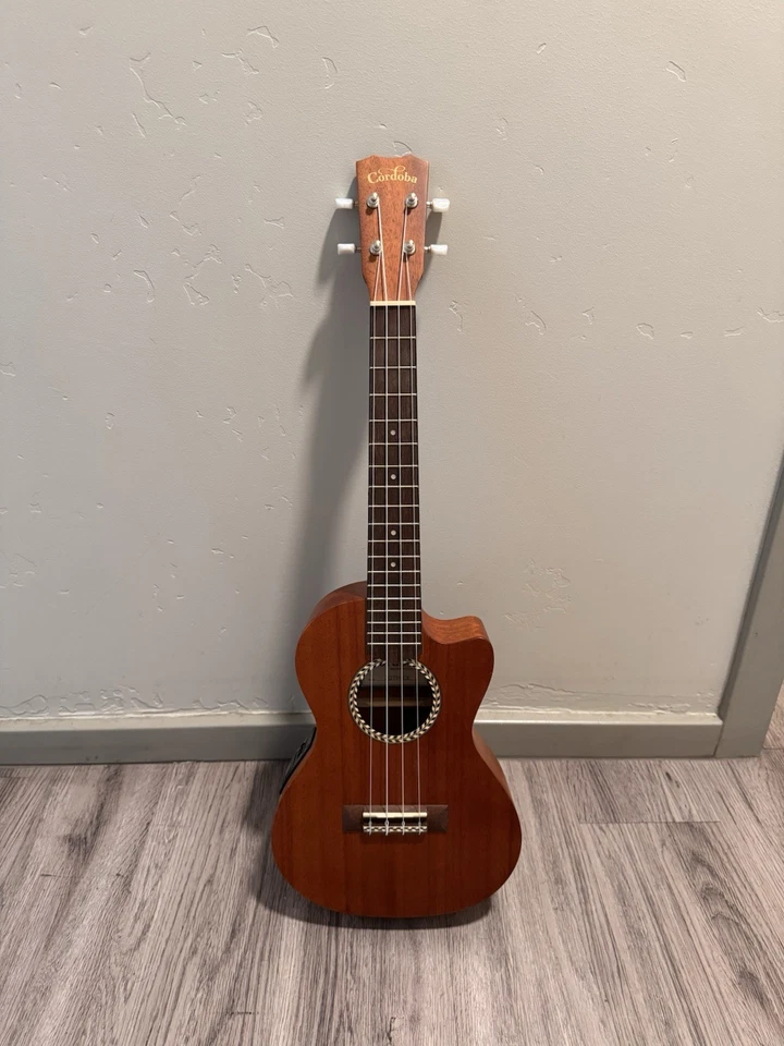 科尔多瓦 - 20TM-CE 4 弦男高音单切声学/电尤克里里 — 第 2/4 张图片