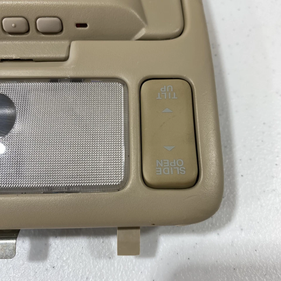 Toyota Solara 1999-2003 techo techo cúpula consola de luz beige tostado Foto 2 de 4
