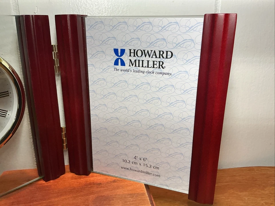 Howard Miller 645-618 Alex Picture Frame Table/Desk Clock, NEW, OPEN BOX, TESTED - Image 3 of 4