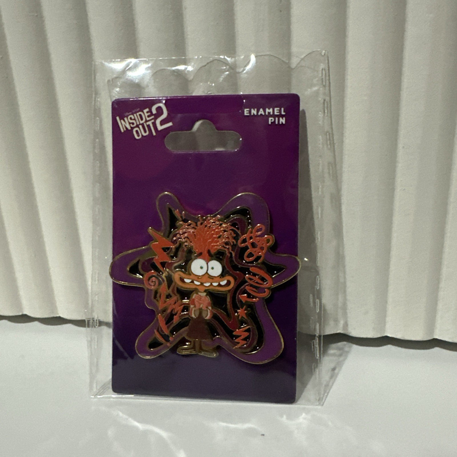 Disney/Pixar Anxiety Inside Out 2 Enamel Pin (Box Lunch Exclusive) New