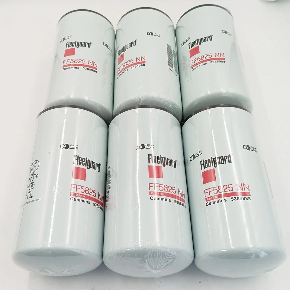 Filtro de combustible 6 X FF5825NN NanoNet X15 para Cummins Fleetguard 5599456 Foto 4 de 4