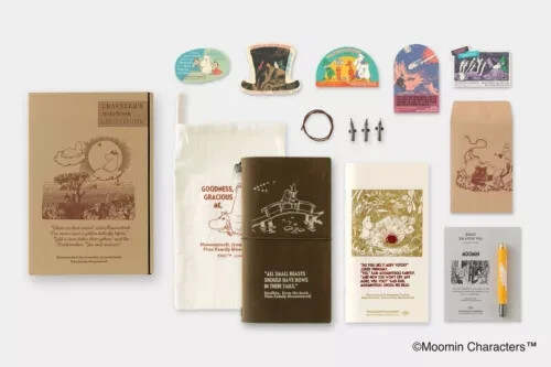 Traveler's Notebook Moomin Collaboration Moomin family