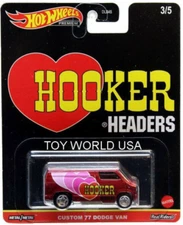 2021 Hot Wheels Speed Shop Pop Culture #3 Custom '77 Dodge Van Hooker Headers