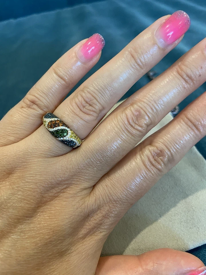 Nuevo $7 300. Anillo de diamantes multicolor Le Vian LeVian de oro de 14 k de 1,03 quilates Foto 3 de 4