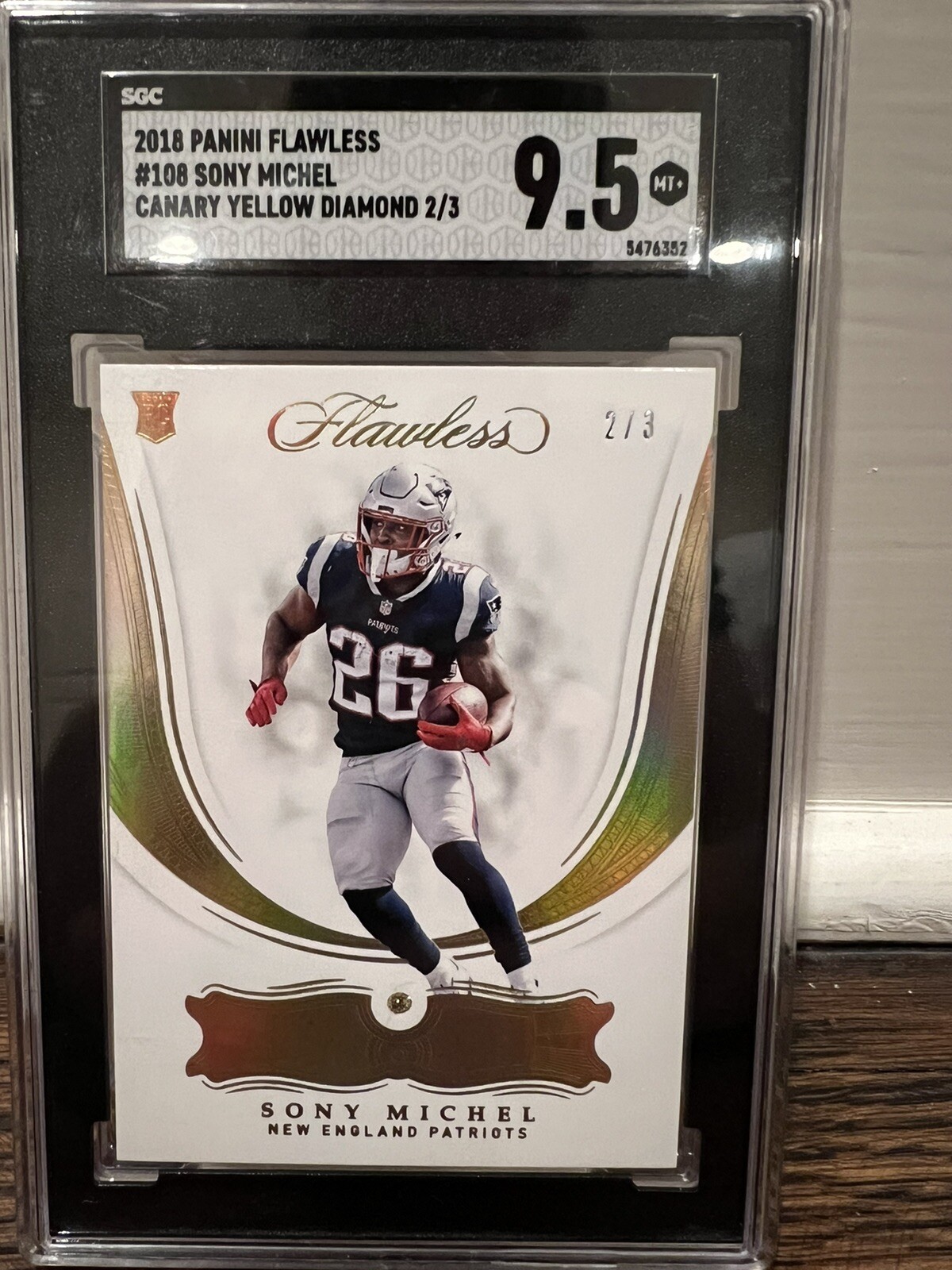 Sony Michel Panini Flawless Gems Ruby #108 Diamond