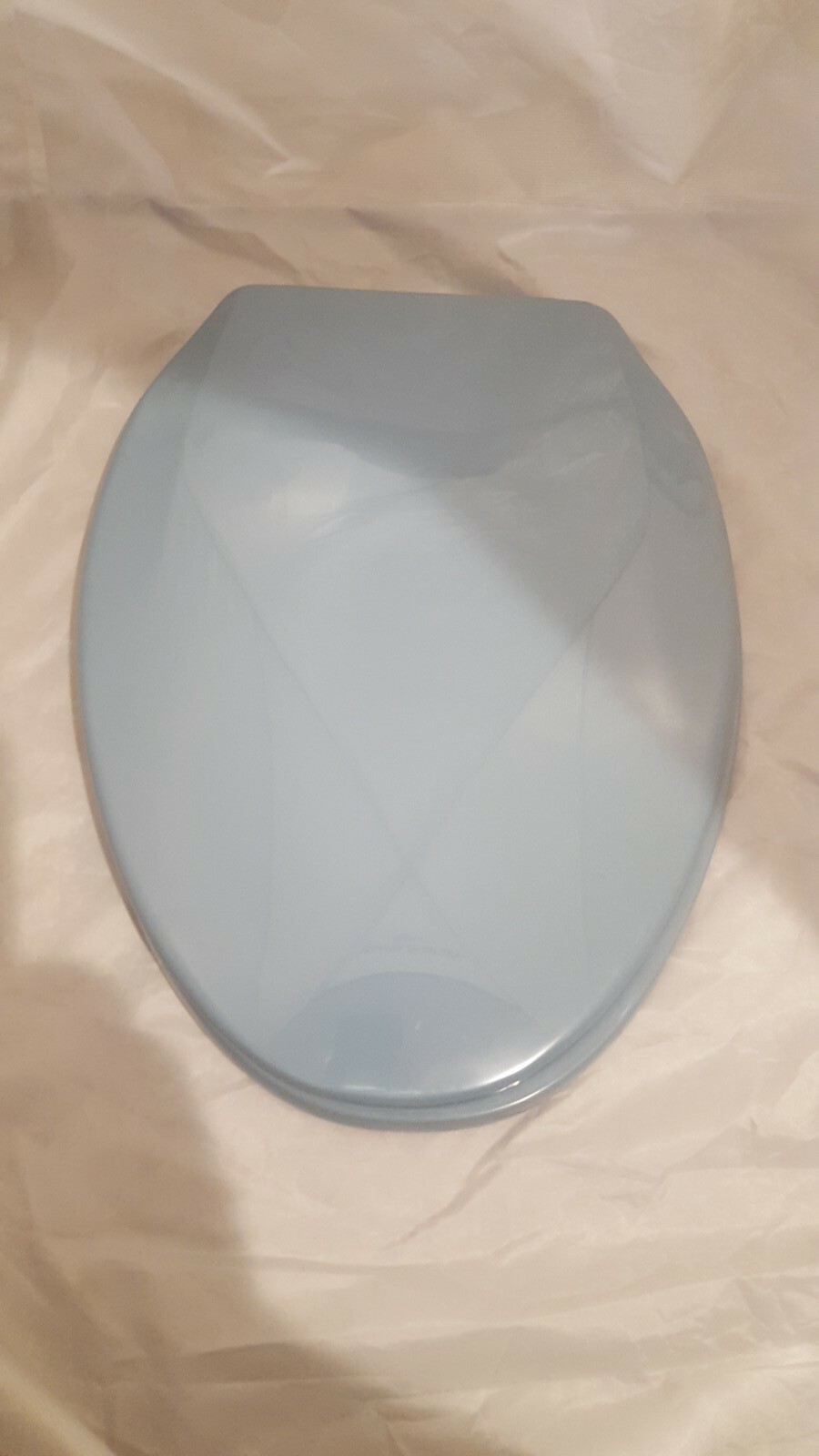 Olsonite Elongated Toilet Seat Blue No Hinges eBay