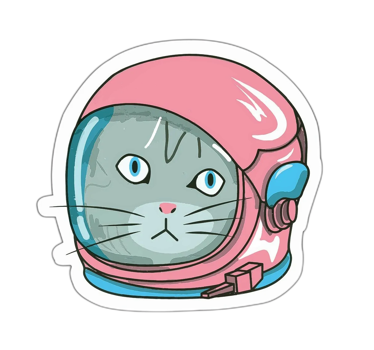 Space Cat Sticker Decal