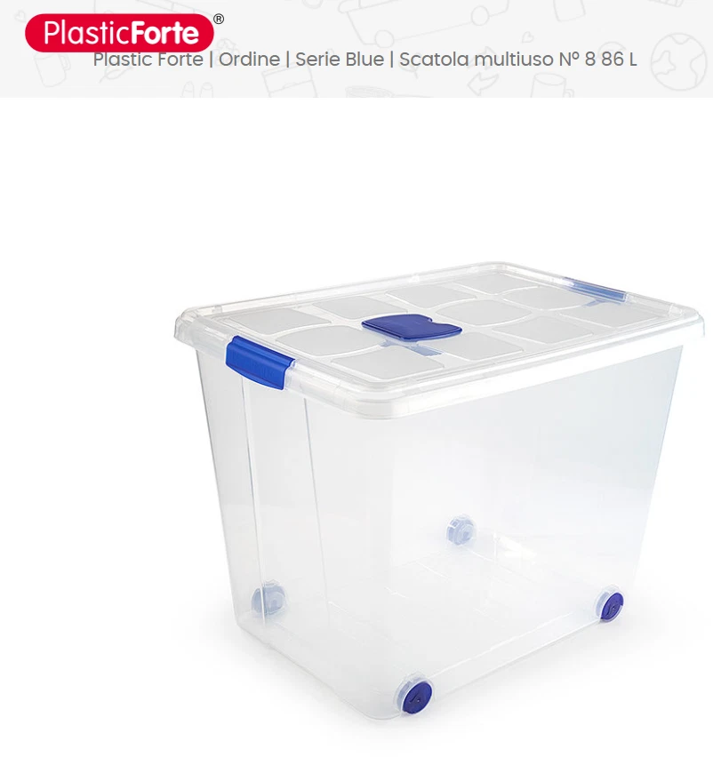 CASSETTA IN PLASTICA PORTAOGGETTI GRIGIO SCURO A 2 SCOMPARTI C/FERMABOTTIGLIE SAGOMATO CON MANICO - Macchine Pulizia Industriale E Professionale - Foto 3